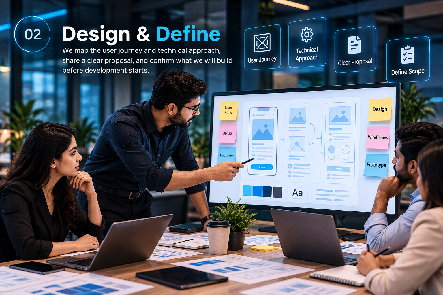 2. Design and define