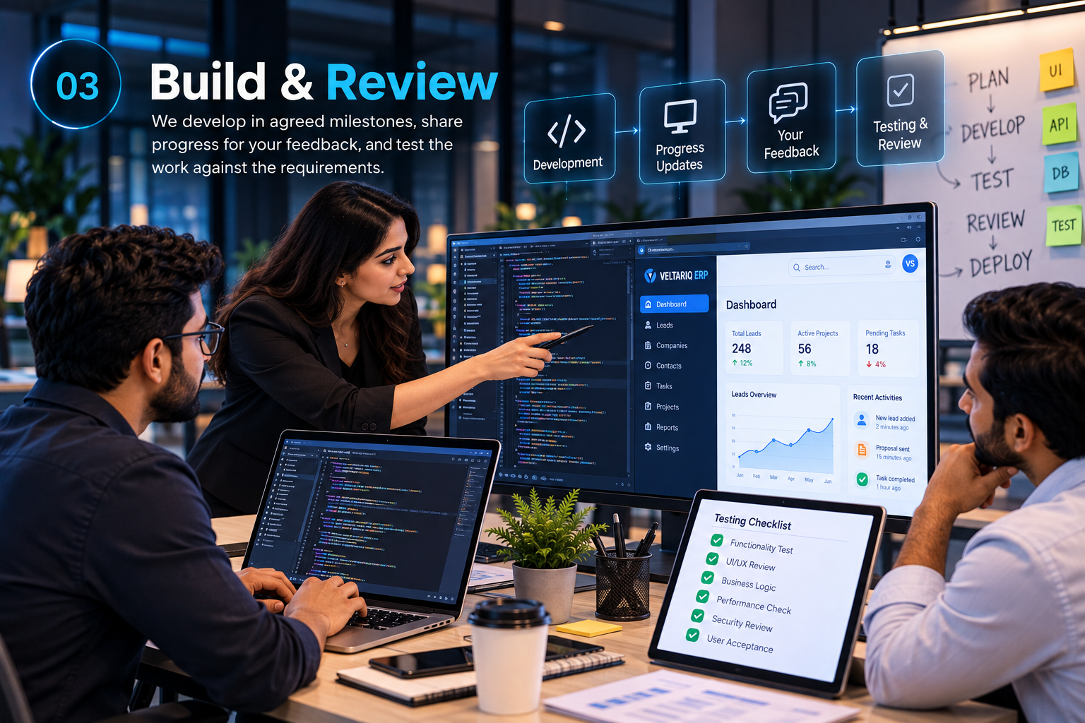 3. Build and review